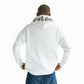 Hoodie "Keep it Street" with embroidery on the hood in white streetwear