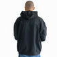Hoodie black with "keepitstreet" embroidery on the back
